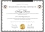 create professional certificate design